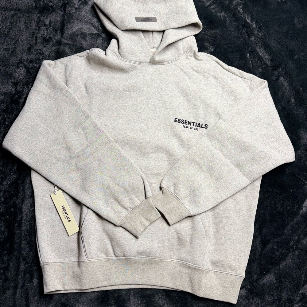 Fear of God Essentials Gray Hoodie